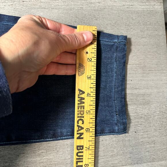 Soft Surroundings Ultimate Denim Pull-On Slim Leg Jeans Blue Large - Picture 12 of 13